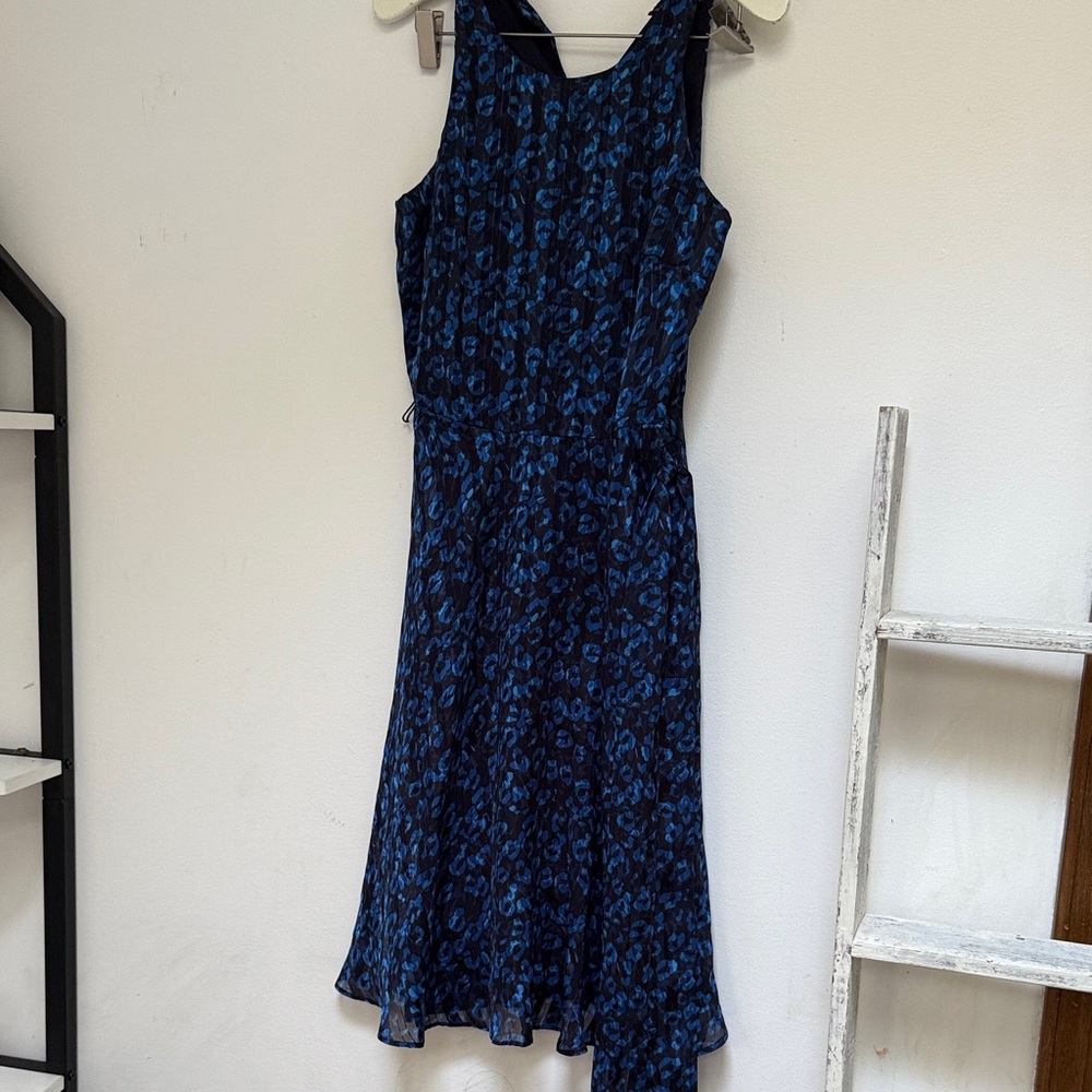 Banana Republic  Blue and Black Dress - Picture 2 of 5